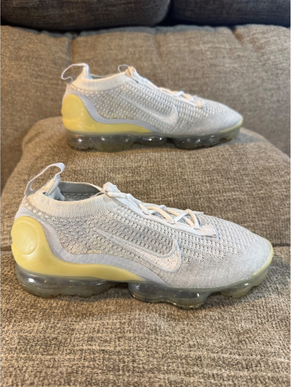 Nike Air VaporMax 2021 Flyknit White Pure Platinum Women’s Size 7